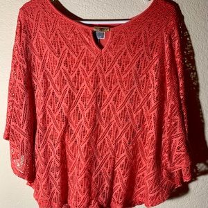 JM Collection’s Coral Pink Shirt